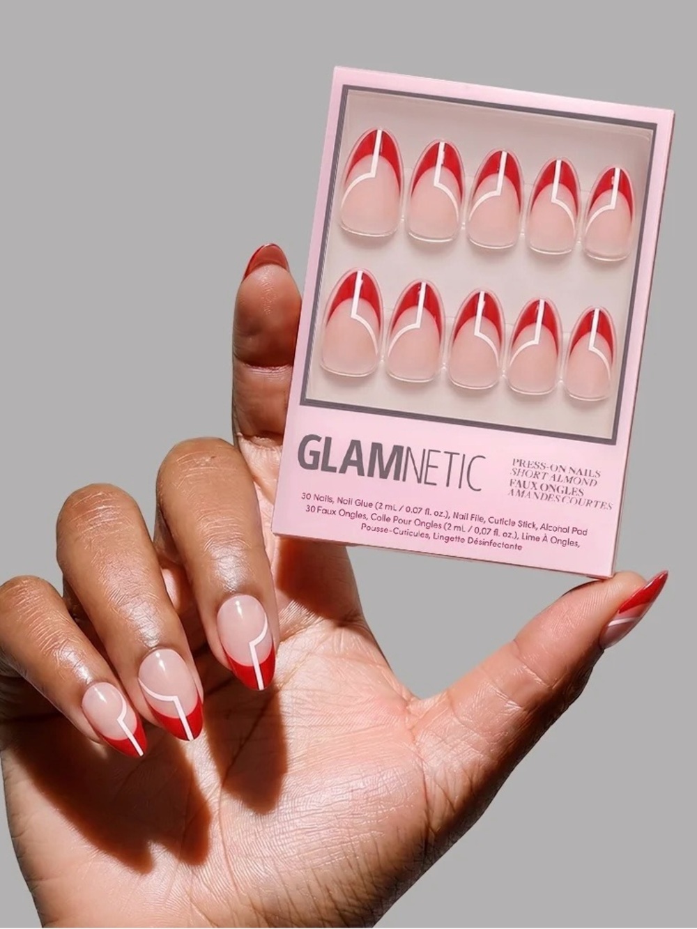 2 for $24 - Glamnetic Press-On Nails - Red Martini